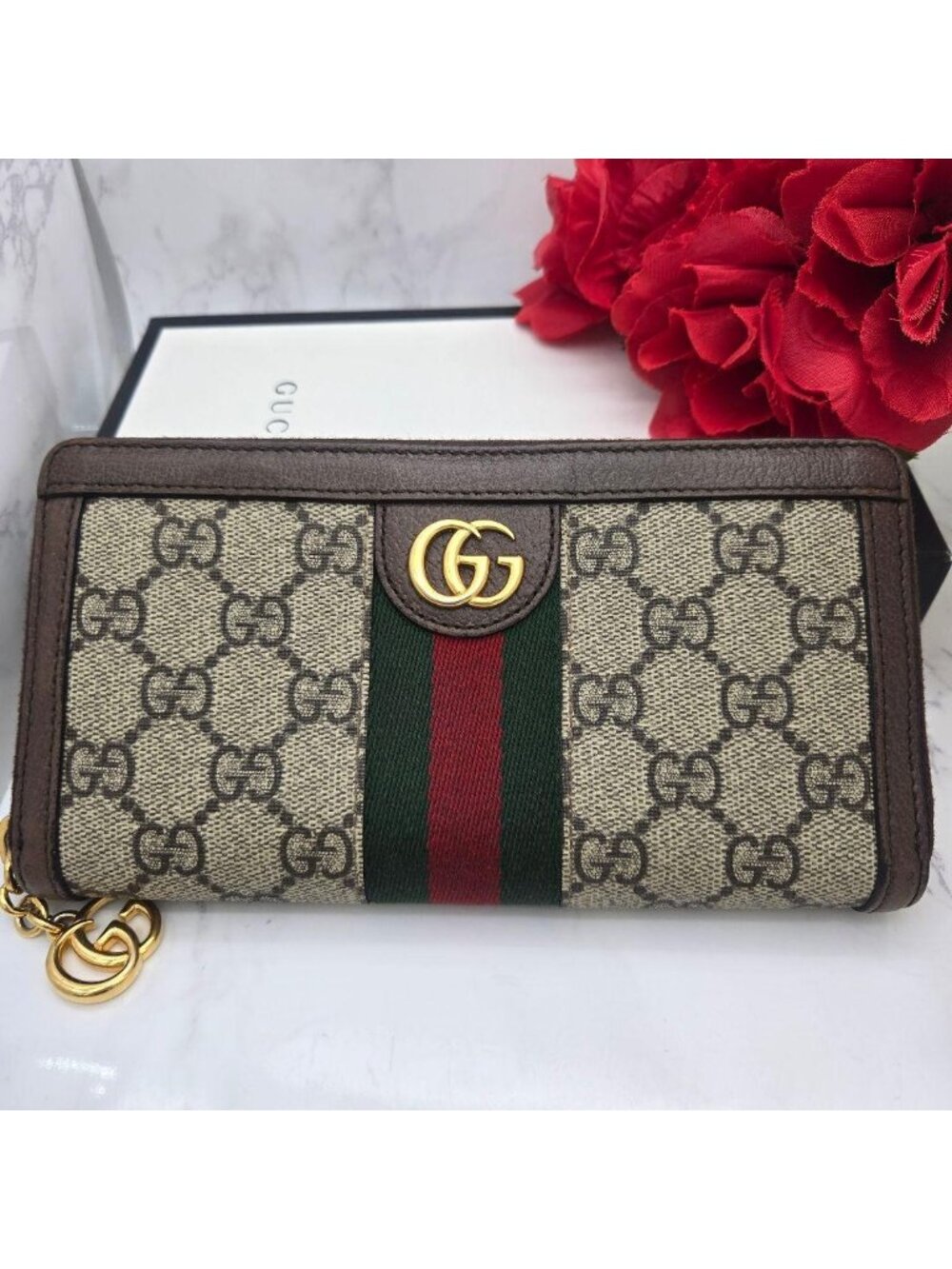 Gucci Wallet Ophidia Sherry Line